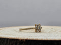 Ring 18 Karaat geel goud voorzien van 0.34ct. tw. natuurlijke diamant