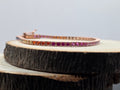 Zilver - verguld - Tennisarmband