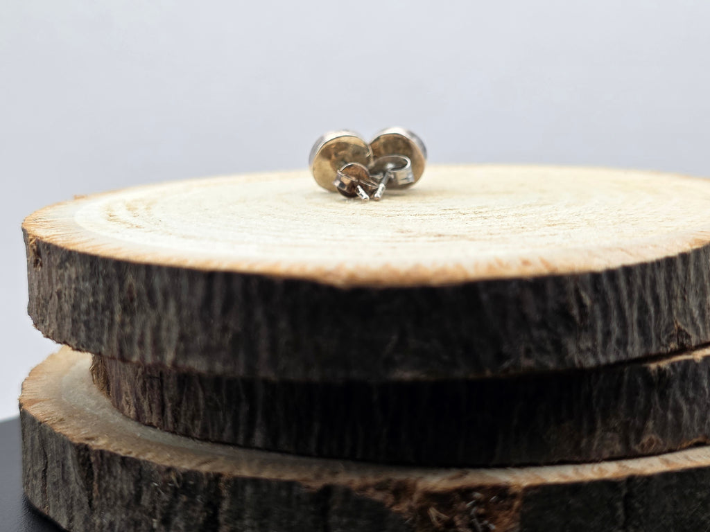 Oorstekers .925 zilver - Onyx